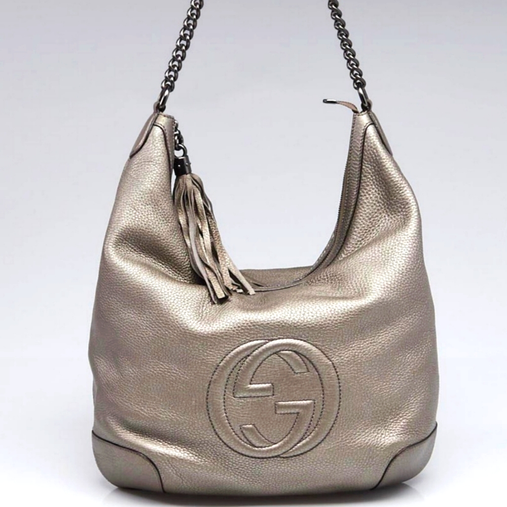 Gucci gold Leather Soho shoulder bag. **Accepting reasonable offers